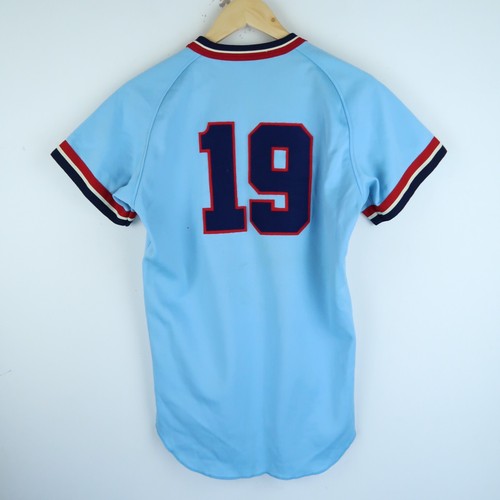 Vintage Japanese baseball shirt jersey retro SZ XXS - XS (G9034) - Picture 6 of 6