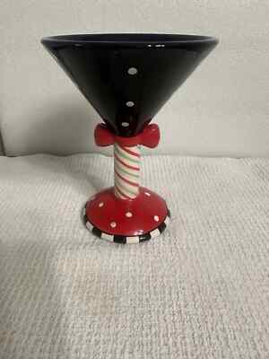 Martini SCM Designs Ceramic Glass 7'' High