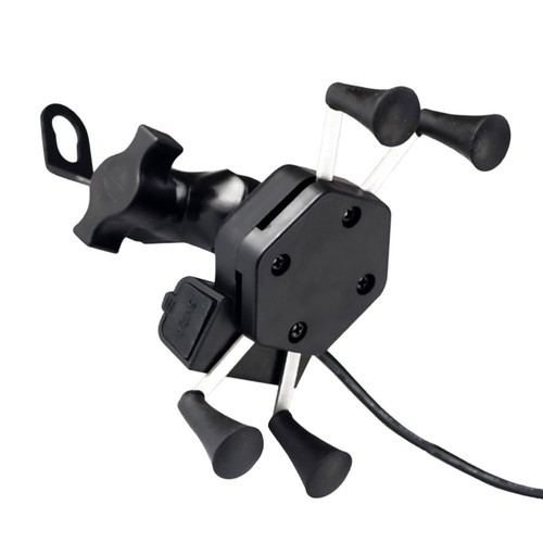 Mobile Phone Holder for Scooters Motorcycle Stand Cellphone Bracket - Photo 7 sur 12