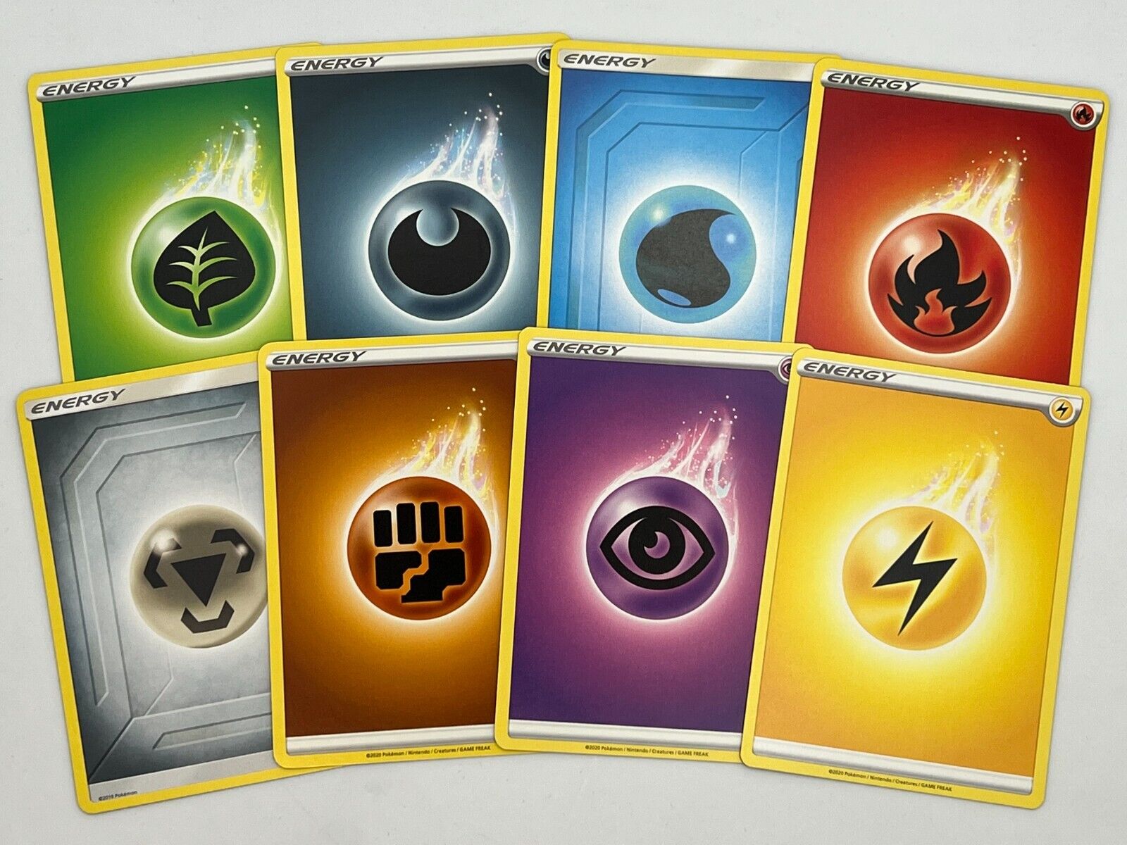 Pokemon TCG Trading Card Game Energy Symbols Deck Label 