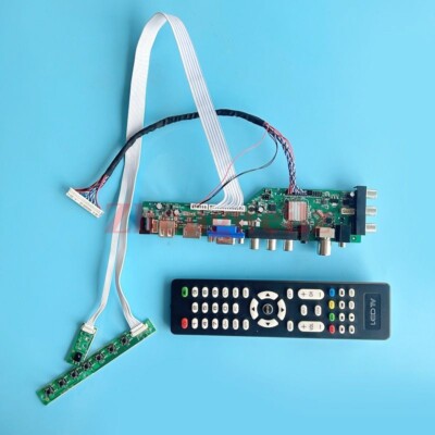 For CLAA089NA0BCW Monitor USB AV HDMI 1024x600 30Pin-LVDS DVB-T2/C Driver Board 