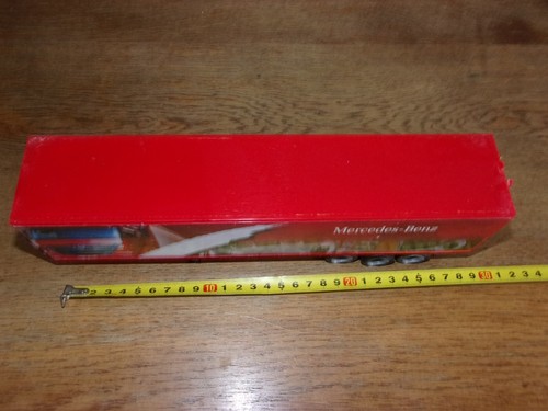 1/43 New Ray Semi Remorque Publicité Pub Mercedes Benz camion Truck trailer - Foto 6 di 6