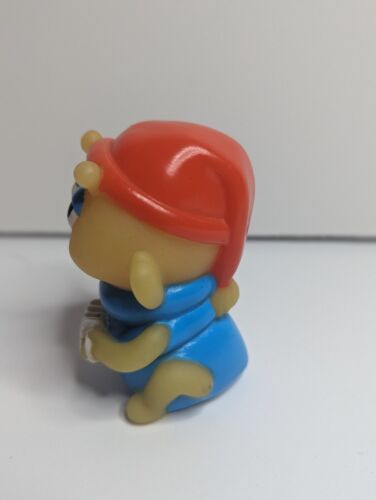 Vintage 1986 Playskool Glo Worm Cricket Finger Puppet Glow Glo Friends Accordion - Picture 2 of 6