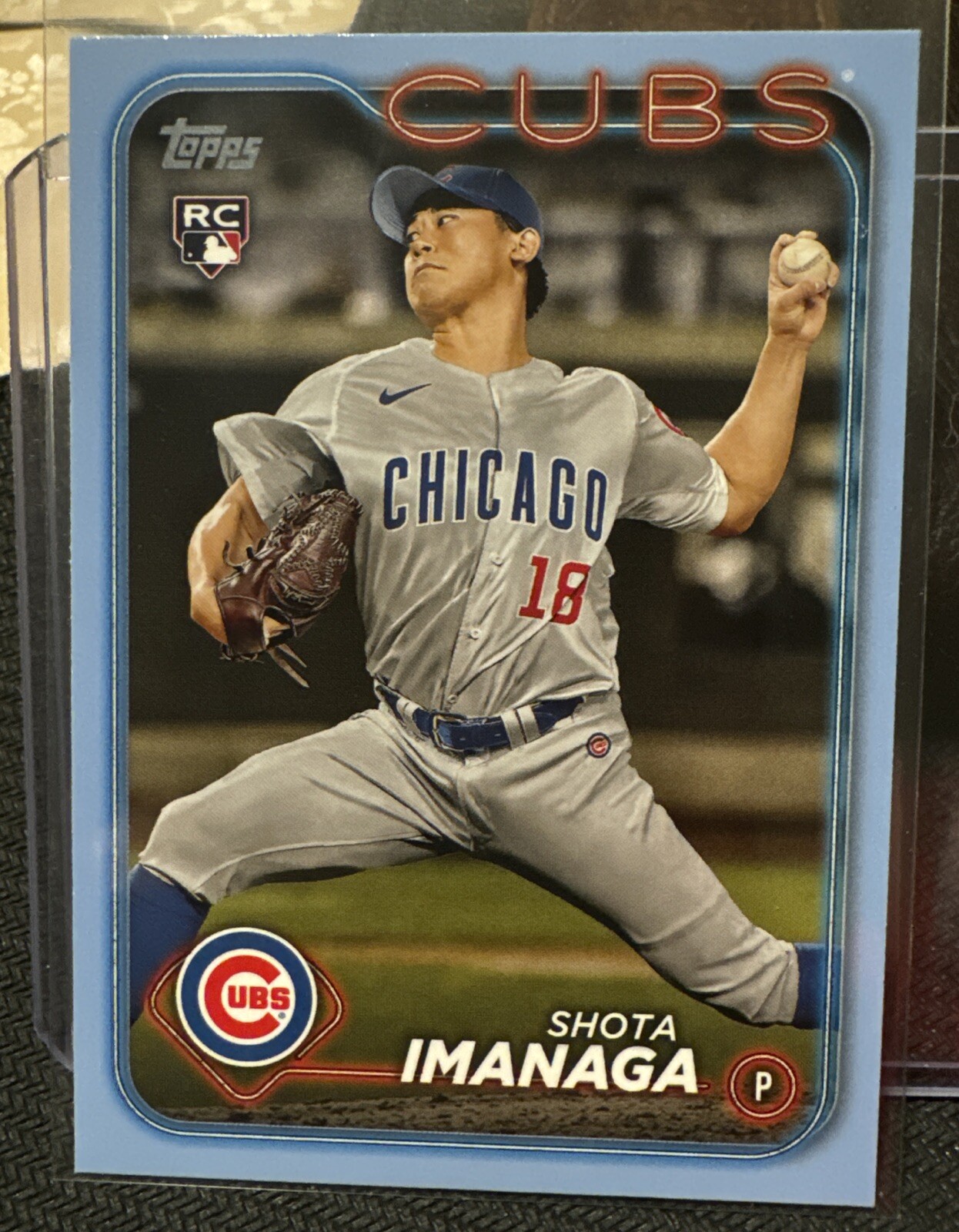 2024 Topps Series 2 - Father's Day Powder Blue #442 Shota Imanaga /50 (RC)