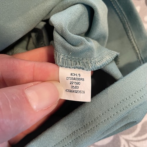 Girl Sports Bra Lot of 2 Nike Tek Gear Size Small Cream Sage Green Dri Fit - Picture 11 of 11