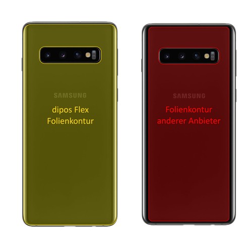 2x Schutzfolie für Samsung Galaxy S10 Plus Rückseite inkl. Rundung Flex 3D Folie - Bild 4 von 5