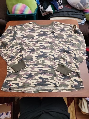 Enyce A Sean Combs Brand Vtg. Men's 5X XXXXX Camo Thermal Pullover EUC. SB12 - Picture 1 of 9