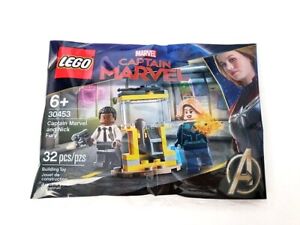 Lego 30453 Captain Marvel and Nick Fury Polybag 32 Pieces Brand New Sealed