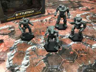 BattleTech: Miniature Force Pack - Inner Sphere Heavy Lance - CAT 35727 - Bat...
