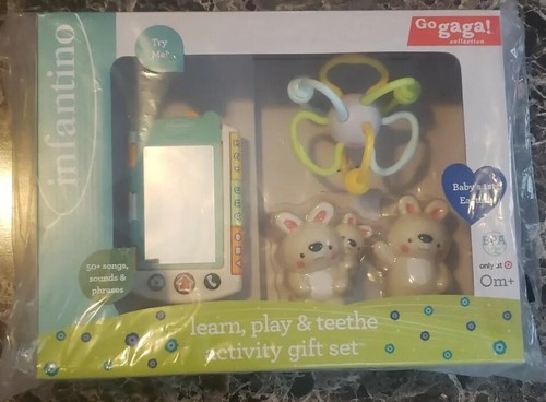 Infantino Gaga Learn & Play Teething Activity Gift Set Go Gaga Collection New - Bild 1 von 2