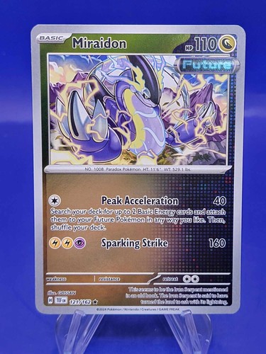 TEMPORAL FORCES Rev/Standard HOLOS- CHOOSE YOUR CARD - NM/M Pokemon - Picture 120 of 139