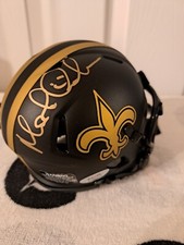 MORTEN ANDERSON NEW ORLEANS SAINTS SIGNED ECLIPSE MINI HELMET PSA DNA COA HOF