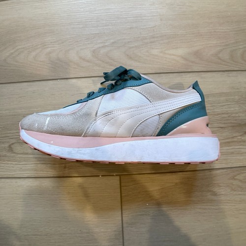 Puma Cruise Rider NU Pastel Womens US 10 Warm White Pink Athletic Running Shoes - Picture 3 of 9