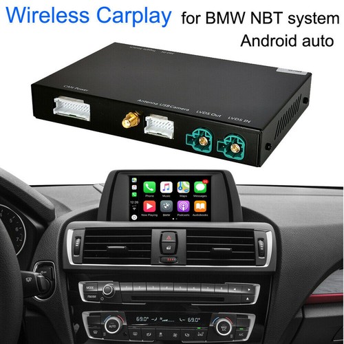 For Retrofit Interface Box Wireless IOS Carplay MMI Android Auto For BMW NBT - Foto 2 di 6