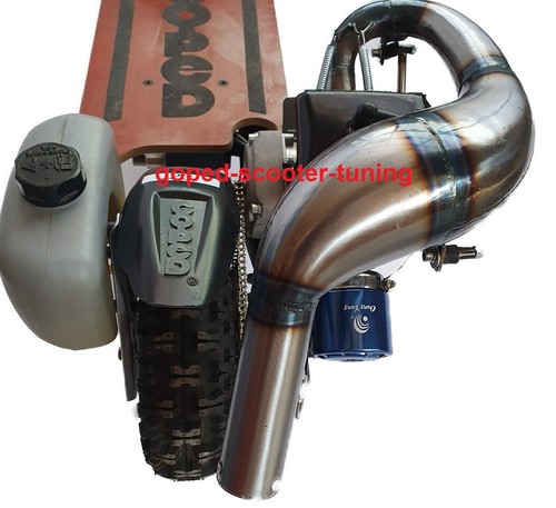 Sportauspuff Go-ped GTR46 GSR46 Riot Chung Yang GP460 Engine tuned Exhaust Pipe - Bild 7 von 8