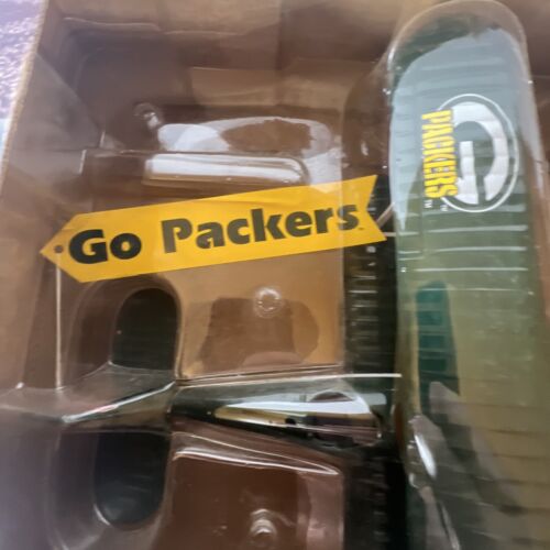 NIB GREEN BAY PACKERS 1931 STEARMAN BIPLANE AIRPLANE DIECAST BANK ERTL GOAL LINE - Picture 4 of 5