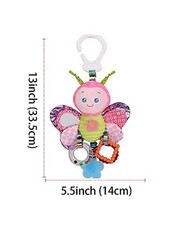 Baby Car Toys Stroller Plush Toy Animal Stuffed Hanging Rattle Toy