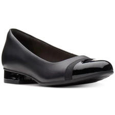 Clarks® Women's 9 Juliet Monte Slip-On Flats in Black - No Box