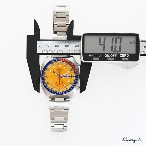 Seiko Chronograph Orange Pogue Water70mResist 6139-6002 - Restored 1976 - Picture 14 of 17