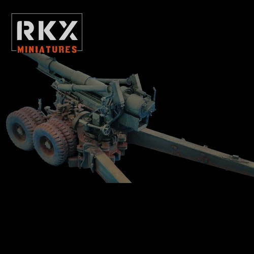 155mm Longtom Artillery - US Army - 28 mm 1/56 Scale - Picture 2 of 5