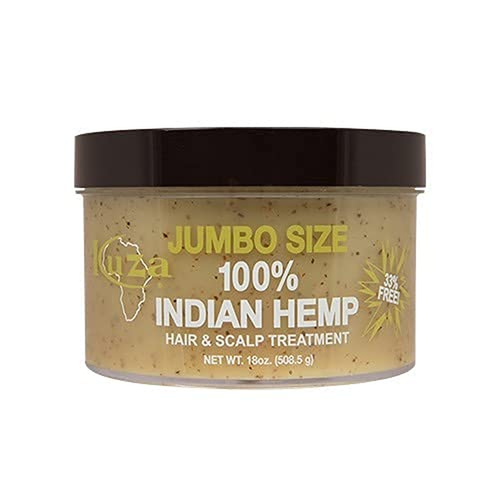 Kuza Indian Hemp Jumbo Hair & Scalp Treatment 18 Oz. - Smooth, Soften & Moisturi - Picture 7 of 12