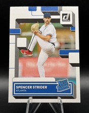 2022 Panini Donruss Spencer Strider RC Rookie #76 Braves