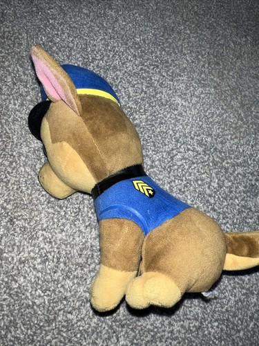 TY Beanie Paw Patrol Chase German Shepherd Puppy Dog Glitter Eyed Plush Toy 9"❤️ - Picture 5 of 6