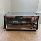 VTG General Electric Deluxe Toast-R-Oven 473A Chrome & Black Tested & Working
