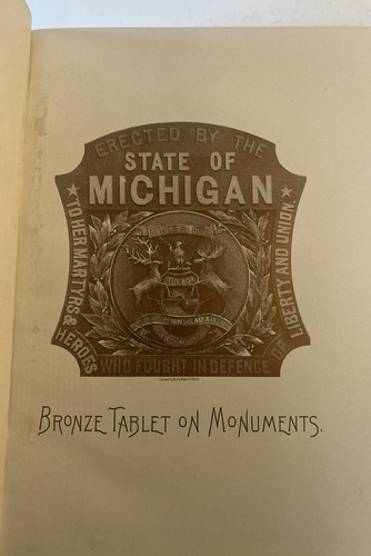 Michigan bei Gettysburg 1889 Original * Geschichte * Bürgerkrieg - Bild 3 von 9