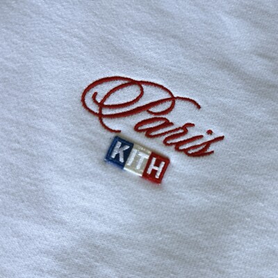 Kith Paris Signature Crewneck - White, Size: XL, Store
