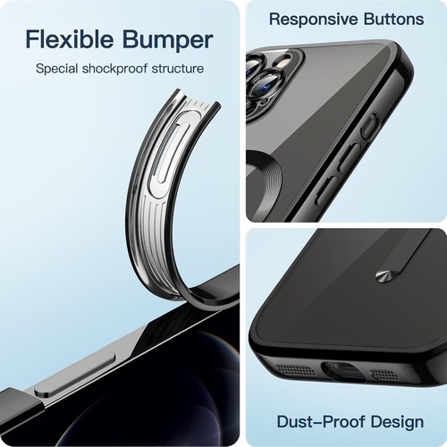 For iPhone 12 Pro Max Electroplated Shockproof Mag-Safe Compatible TPU Case - 第 18/110 張圖片