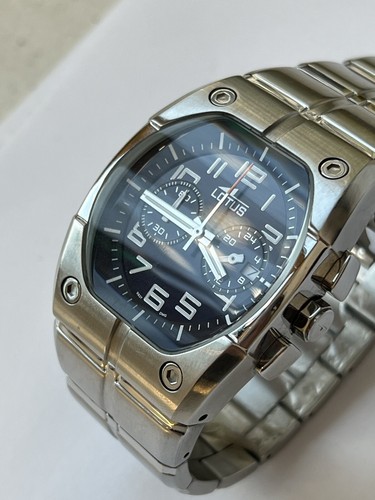Lotus Chronograph Quartz Blue Dial Mens Watch 9937 - Picture 11 of 13