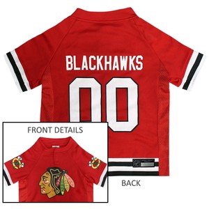 Chicago-Blackhawks-NHL-Pets-First-Licensed-Dog-Pet-Hockey-Jersey-Sizes-XS-XL