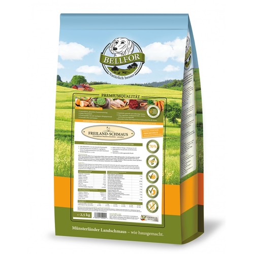 Alimento para perros Bellfor seco 2,5 kg x 1 alimento húmedo 400 g x1 inmunos talla polvo 80 g - Imagen 3 de 8