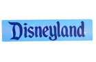 Rare Vintage Disneyland Logo Theme Park Sign Display Disney 51x12” Original