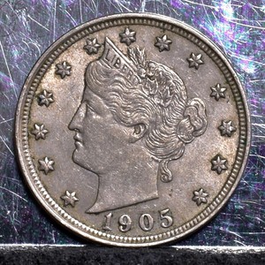 1905-Liberty-Nickel-AU-19279
