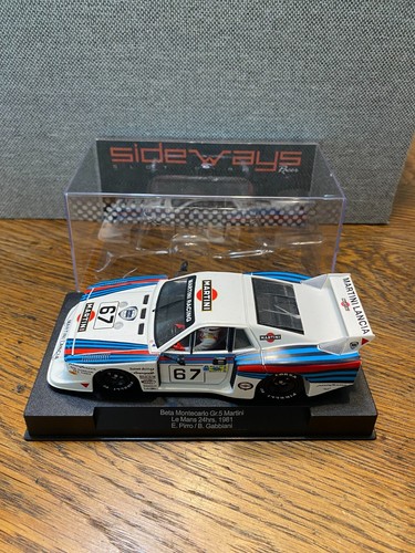 Sideways 1/32 Slot Car SW22 Beta Montecarlo Gr.5 Martini Le Mans 24Hrs 1981