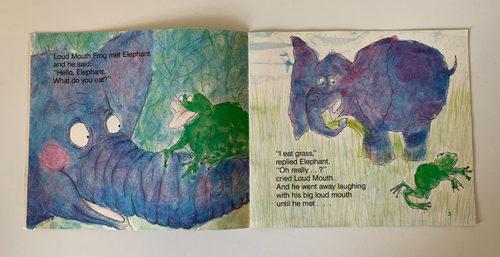 Loud Mouth Frog by Laura Van Peer (PB 1987) Vintage Buddy Childrens Picture Book - Picture 7 of 12