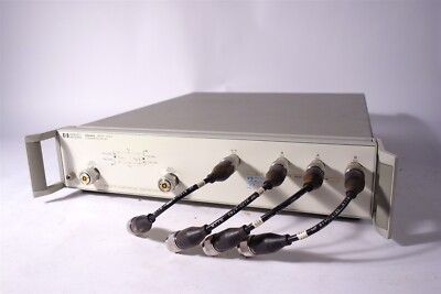 HP Agilent 85046A S-Parameter Test Set 50 Ohm, 300 kHz to 3 GHz + Cables 