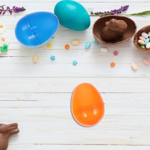 50 Pcs Easter Egg Toy Party Favors Supplies Fillable Eggs Toddler - Picture 4 of 12