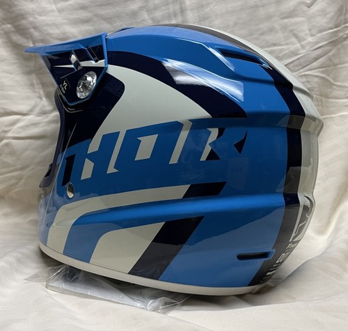 THOR SECTOR RICOCHET HELMET - BLUE/NAVY/WHITE - YOUTH LARGE (51-52cm) - Bild 4 von 8