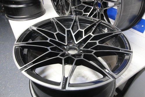 21-25 BMW M4 M3 G80 G82 G83 OEM STAGGERED 19" 20" WHEELS WHEEL SET BLACK SILVER - Picture 9 of 24