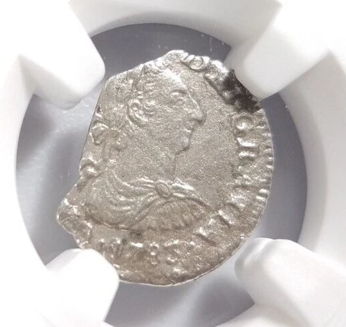 EL CAZADOR Shipwreck NGC (1772-83) Mexico 1/2 Real Sea Salvaged Sunken Treasure