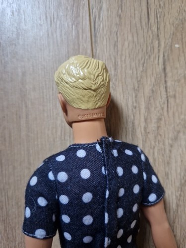 Barbie Ken Fashionista Doll - Mattel 2016 Polkadot Top - Picture 3 of 8