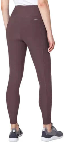 Mondetta Women's High Waist Active Leggings Mesh Crisscross Detail Pockets - Picture 9 of 17