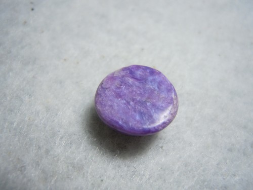 Charoite Natural Purple Polished Gem Stone Round/Oval Cab Russia 5.35 Carats - Picture 5 of 12