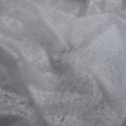 White Stretch Lace Fabric Sheer Floral 46" Wide Bty By The Yard Subtle Shine