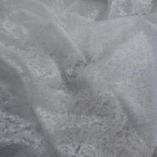 White Stretch Lace Fabric Sheer Floral 46" Wide BTY By The Yard Subtle Shine