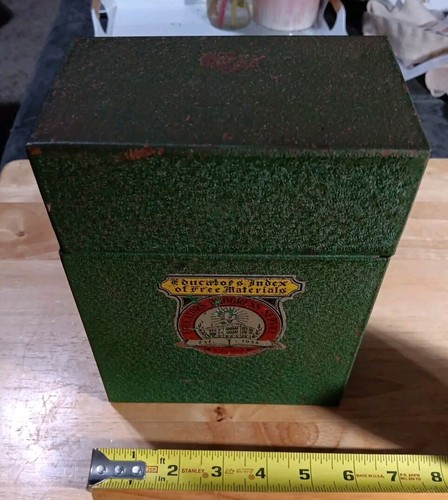 VINTAGE Educators Progress Service Index freier Materialien - Metallfeile 7 3/4" - Bild 12 von 14