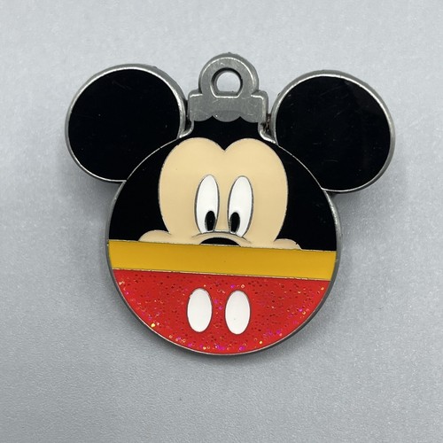 Loungefly Disney Mickey & Friends Glitter MICKEY MOUSE Ornament Pin New Open Box